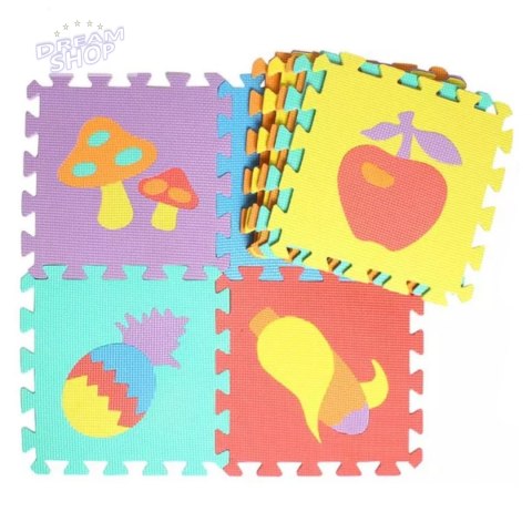 PUZZLE PIANKOWE MATA EVA 10 SZT OWOCE I WARZYWA CB-111 PUZZLE PIANKOWE MATA EVA 10 SZT OWOCE I WARZYWA CB-111