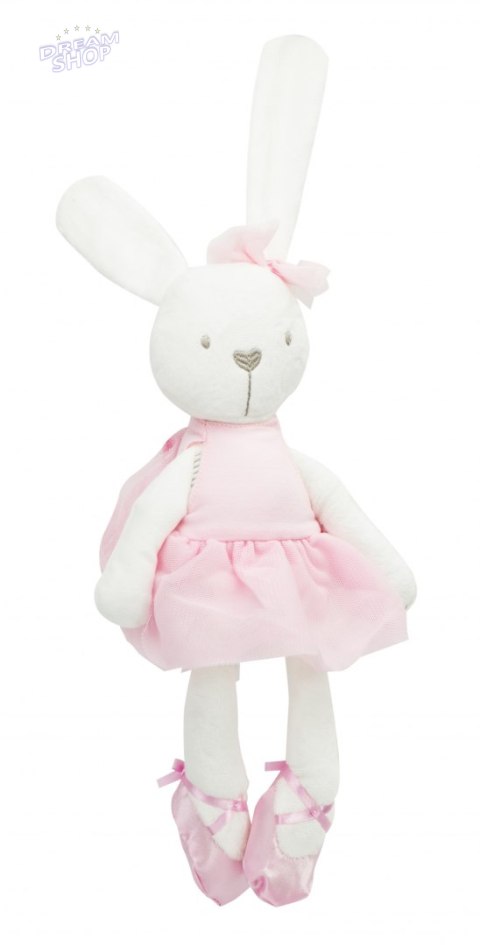 Maskotka pluszowa królik w różowej sukience 42cm Maskotka pluszowa królik w różowej sukience 42cm