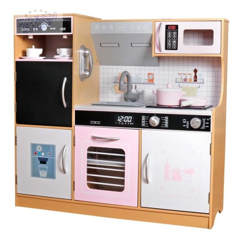 Kuchnia drewniana dla dzieci 87x30x83,5 cm naturalna Kuchnia drewniana dla dzieci 87x30x83,5 cm naturalna