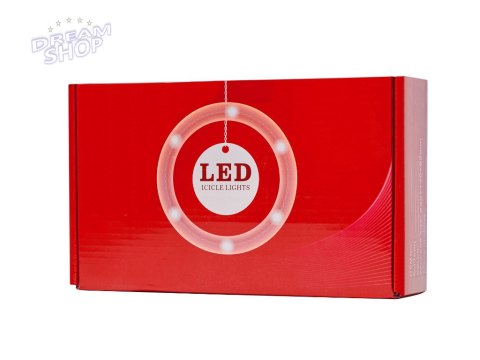 Lampki LED kurtyna z figurkami 3m 125LED ciepły biały Lampki LED kurtyna z figurkami 3m 125LED ciepły biały