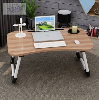 Stolik pod laptopa składany do łóżka podstawka USB