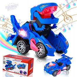 AUTKO ZMIENIAJĄCE SIĘ ROBOTA TRANSFORMER DINOZAUR