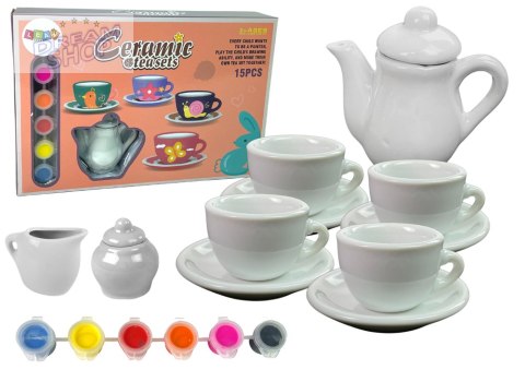 Zestaw Do Herbaty DIY Farby Malowanie Porcelana Zestaw Do Herbaty DIY Farby Malowanie Porcelana