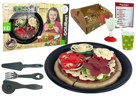 Zestaw Pizza Dodatki Kuchnia Jedzenie Do Zabawy Zestaw Pizza Dodatki Kuchnia Jedzenie Do Zabawy