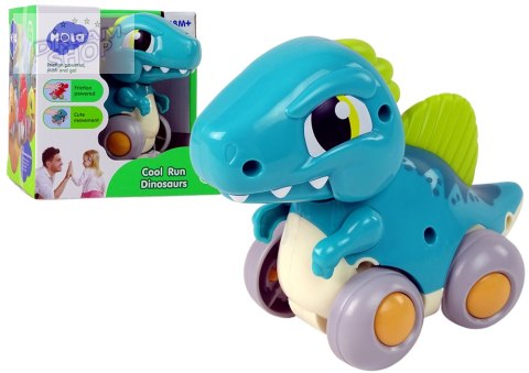 Dinozaur Na Kółkach Niebieski Figurka Dinozaur Na Kółkach Niebieski Figurka