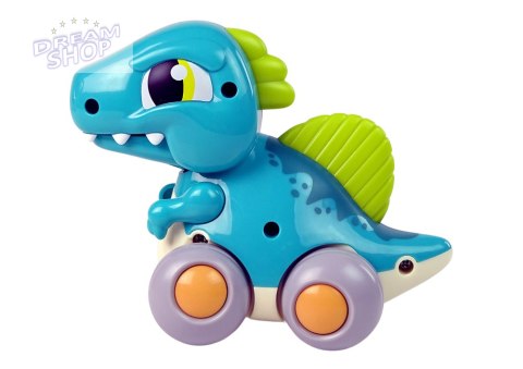 Dinozaur Na Kółkach Niebieski Figurka Dinozaur Na Kółkach Niebieski Figurka