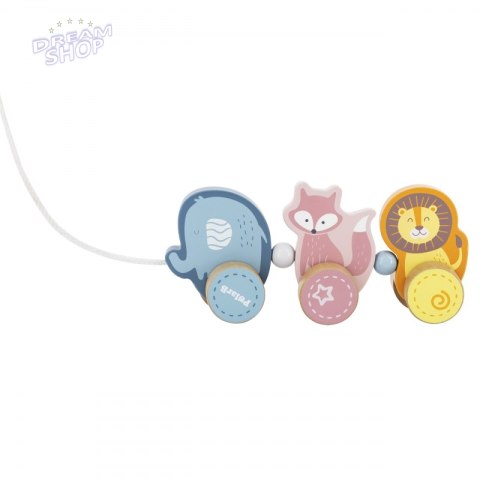 Drewniana zabawka zwierzątka do ciągnięcia Viga Toys