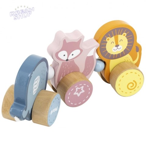 Drewniana zabawka zwierzątka do ciągnięcia Viga Toys