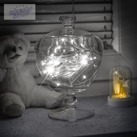 Lampki LED druciki dekoracyjne 10m 100LED zimny biały Lampki LED druciki dekoracyjne 10m 100LED zimny biały