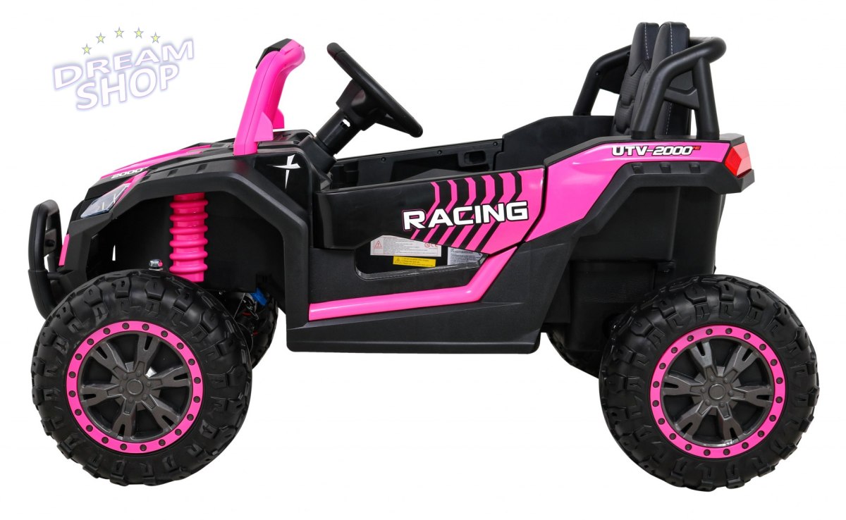 Pojazd Buggy UTV 2000M Racing Różowy Pojazd Buggy UTV 2000M Racing Różowy
