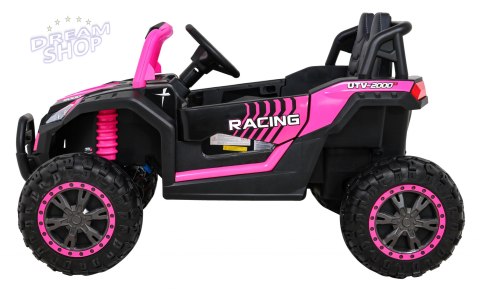Pojazd Buggy UTV 2000M Racing Różowy Pojazd Buggy UTV 2000M Racing Różowy