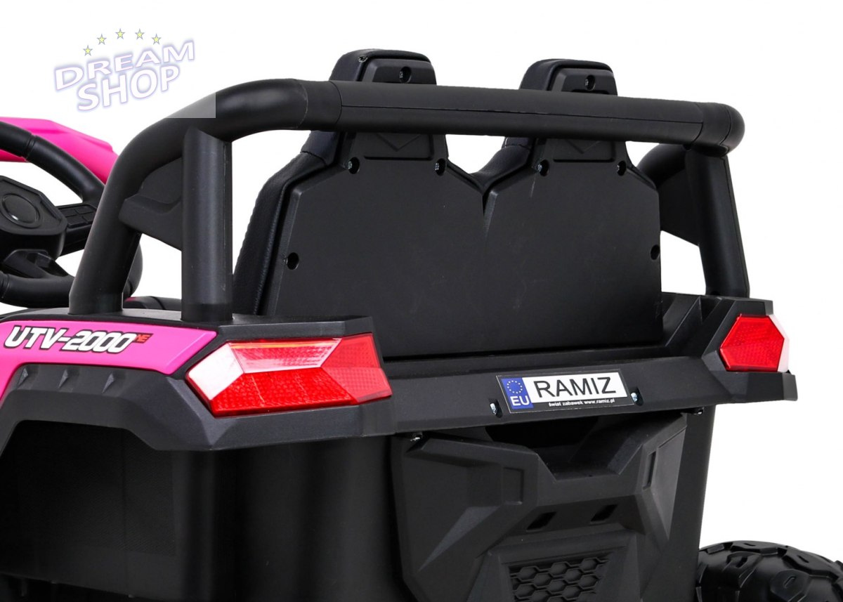 Pojazd Buggy UTV 2000M Racing Różowy Pojazd Buggy UTV 2000M Racing Różowy