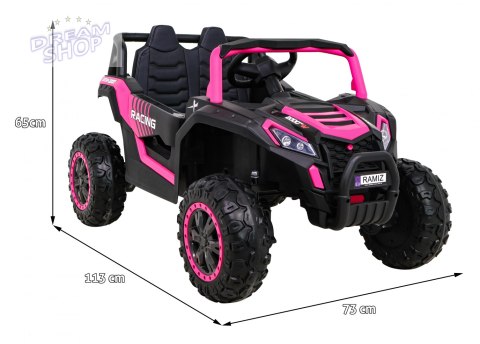 Pojazd Buggy UTV 2000M Racing Różowy Pojazd Buggy UTV 2000M Racing Różowy