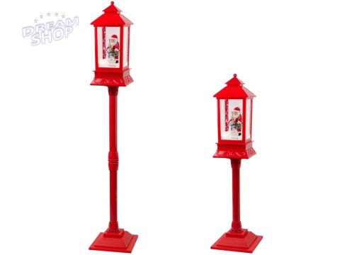 Dekoracja Świąteczna Lampa Latarnia z Mikołajem 2w1 Kolędy Światła Dekoracja Świąteczna Lampa Latarnia z Mikołajem 2w1 Kolędy Światła