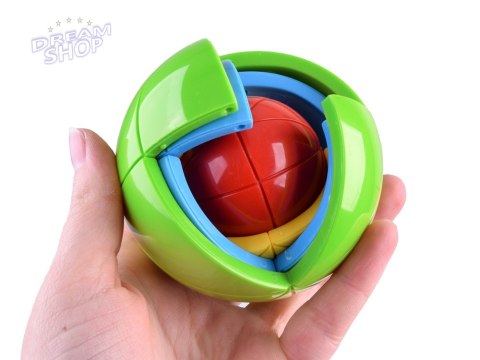 Gra logiczna KULA 3D PUZZLE łamigłówka Piłka - kolorowa zagadka GR0067 Gra logiczna KULA 3D PUZZLE łamigłówka Piłka - kolorowa zagadka GR0067