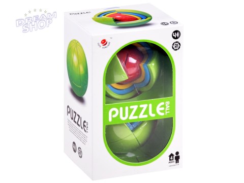Gra logiczna KULA 3D PUZZLE łamigłówka Piłka - kolorowa zagadka GR0067 Gra logiczna KULA 3D PUZZLE łamigłówka Piłka - kolorowa zagadka GR0067