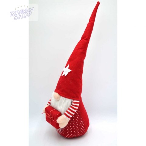 Mikołaj z prezentem 50 cm Mikołaj z prezentem 50 cm