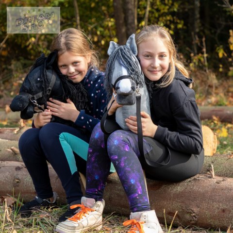 Skippi hobby horse z kantarem brązowy koń A3 duży Skippi hobby horse z kantarem brązowy koń A3 duży