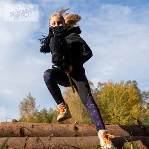 Skippi hobby horse z kantarem brązowy koń A3 duży Skippi hobby horse z kantarem brązowy koń A3 duży