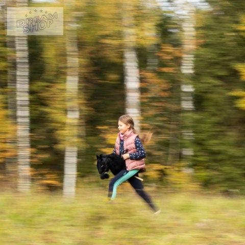 Skippi hobby horse z kantarem czarny koń A3 duży Skippi hobby horse z kantarem czarny koń A3 duży