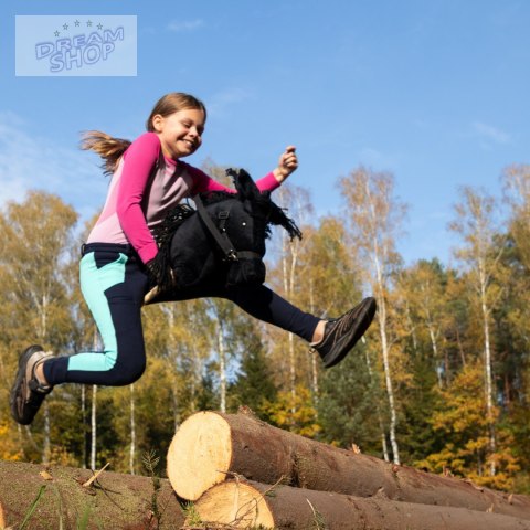 Skippi hobby horse z kantarem wodzami koń A3 duży Skippi hobby horse z kantarem wodzami koń A3 duży
