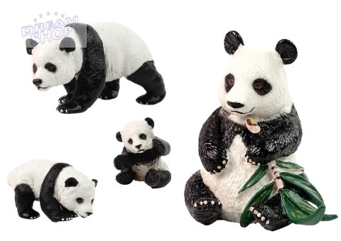 Figurka Zwierzęta Zestaw Papuga Panda Figurka Zwierzęta Zestaw Papuga Panda