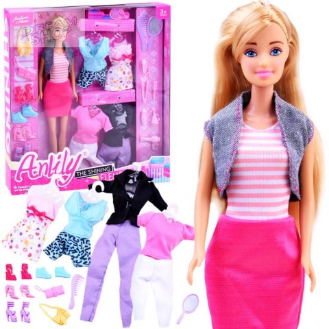 Anlily Lalka z ubraniami stroje buty akcesoria ZA2457 Anlily Lalka z ubraniami stroje buty akcesoria ZA2457
