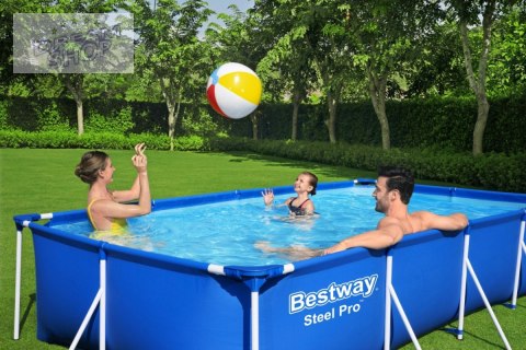 Basen Stelażowy 400x211x81cm Family 3w1 BESTWAY Basen Stelażowy 400x211x81cm Family 3w1 BESTWAY