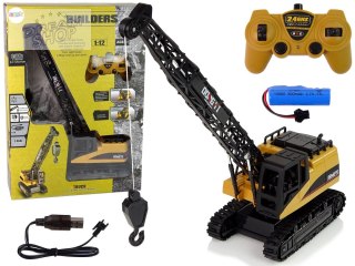 Dźwig Żuraw 1:12 Zdalnie Sterowany 2,4 GHz Budowa Światła
