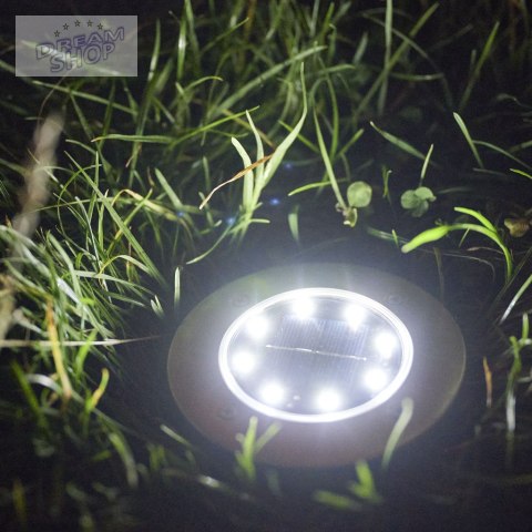 Lampa solarna ogrodowa LED najazdowa gruntowa 12szt Lampa solarna ogrodowa LED najazdowa gruntowa 12szt