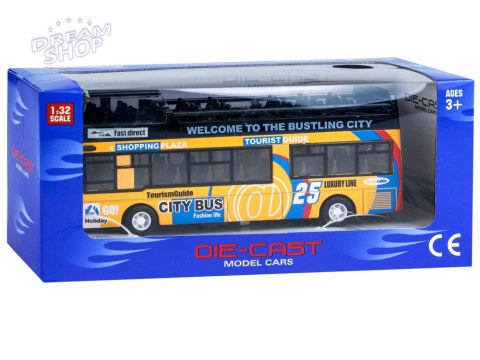 Metalowy AUTOBUS piętrus otwierane drzwi ZA2094 ZO Metalowy AUTOBUS piętrus otwierane drzwi ZA2094 ZO