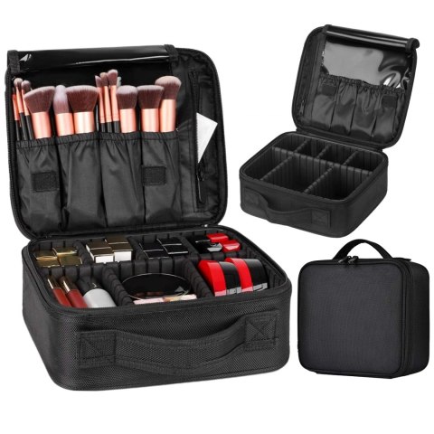 Organizer na kosmetyki kuferek POLVERE czarny