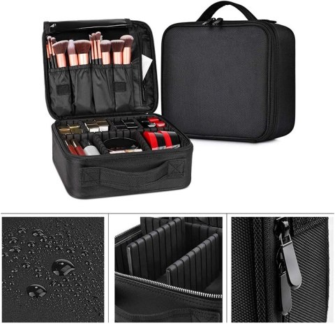 Organizer na kosmetyki kuferek POLVERE czarny