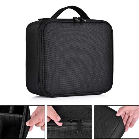 Organizer na kosmetyki kuferek POLVERE czarny