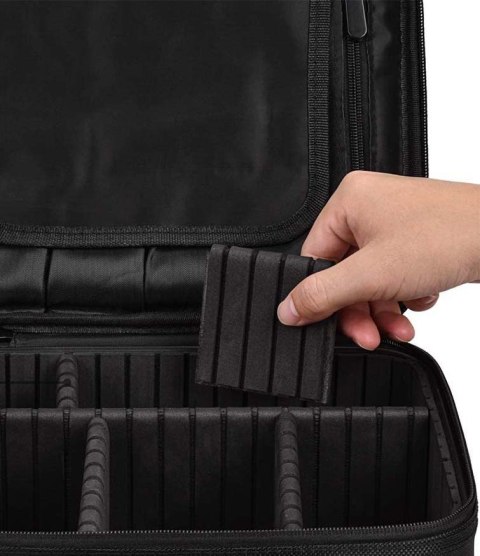 Organizer na kosmetyki kuferek POLVERE czarny