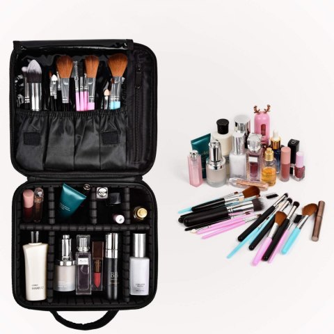 Organizer na kosmetyki kuferek POLVERE czarny