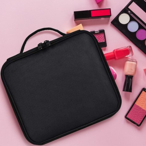 Organizer na kosmetyki kuferek POLVERE czarny