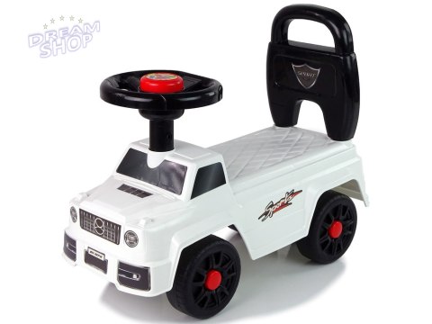 Samochód Jeździk QX-5500- 2 Klakson Oparcie Biały Samochód Jeździk QX-5500- 2 Klakson Oparcie Biały