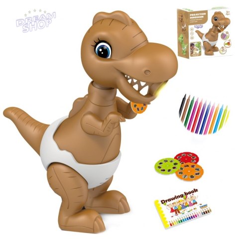 WOOPIE Dinozaur Projektor do Rysowania + Flamastry WOOPIE Dinozaur Projektor do Rysowania + Flamastry