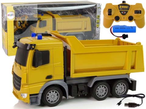 Wywrotka Pojazd Budowlany 2.4G R/C Żółta 1:12