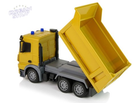 Wywrotka Pojazd Budowlany 2.4G R/C Żółta 1:12