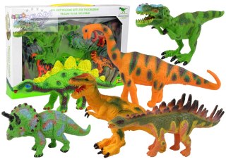 Zestaw Dinozaurów Figurki Modele 6 Sztuk Akcesoria