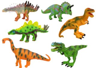 Zestaw Dinozaurów Figurki Modele 6 Sztuk Akcesoria