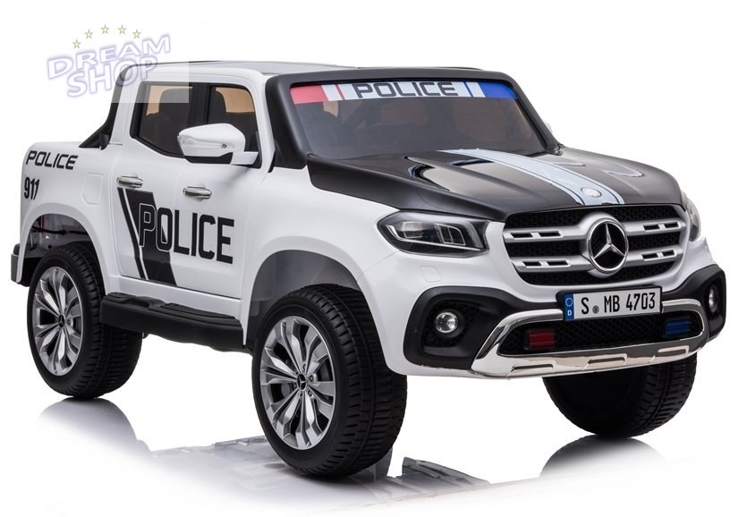 Auto na Akumulator XMX606 Mercedes X Policja Biały Auto na Akumulator XMX606 Mercedes X Policja Biały