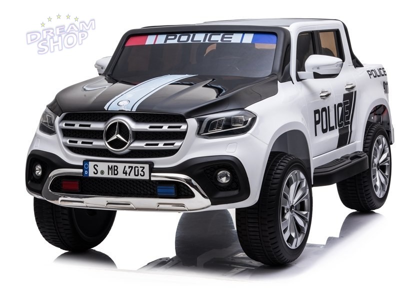 Auto na Akumulator XMX606 Mercedes X Policja Biały Auto na Akumulator XMX606 Mercedes X Policja Biały