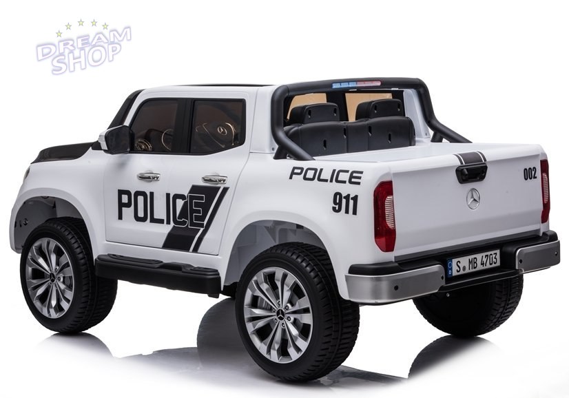 Auto na Akumulator XMX606 Mercedes X Policja Biały Auto na Akumulator XMX606 Mercedes X Policja Biały