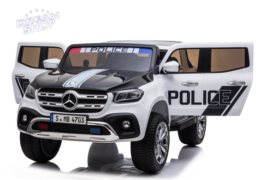 Auto na Akumulator XMX606 Mercedes X Policja Biały Auto na Akumulator XMX606 Mercedes X Policja Biały