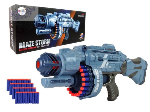 Duży Karabin Pistolet na Pociski Piankowe 40 szt. Obrotowy Magazynek Duży Karabin Pistolet na Pociski Piankowe 40 szt. Obrotowy Magazynek