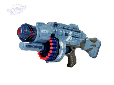 Duży Karabin Pistolet na Pociski Piankowe 40 szt. Obrotowy Magazynek Duży Karabin Pistolet na Pociski Piankowe 40 szt. Obrotowy Magazynek