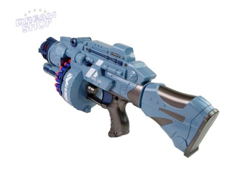 Duży Karabin Pistolet na Pociski Piankowe 40 szt. Obrotowy Magazynek Duży Karabin Pistolet na Pociski Piankowe 40 szt. Obrotowy Magazynek
